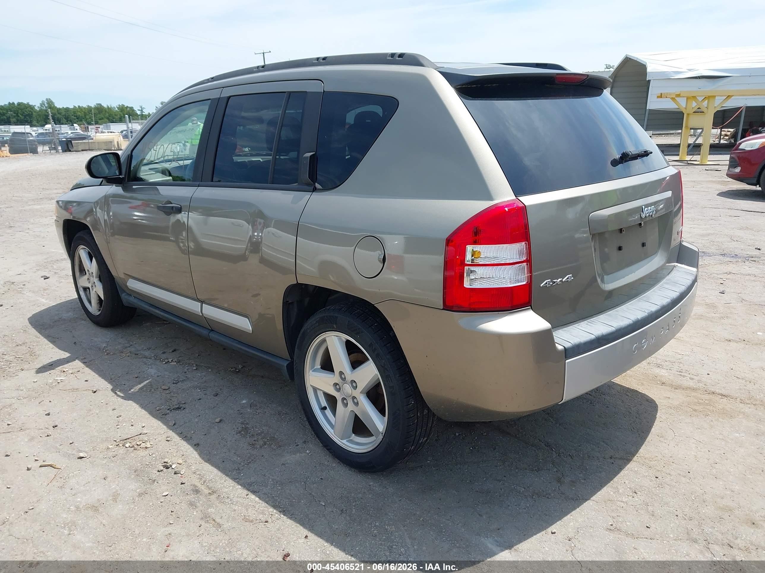 2007 Jeep Compass Limited Brown vin: 1J8FF57W97D142570