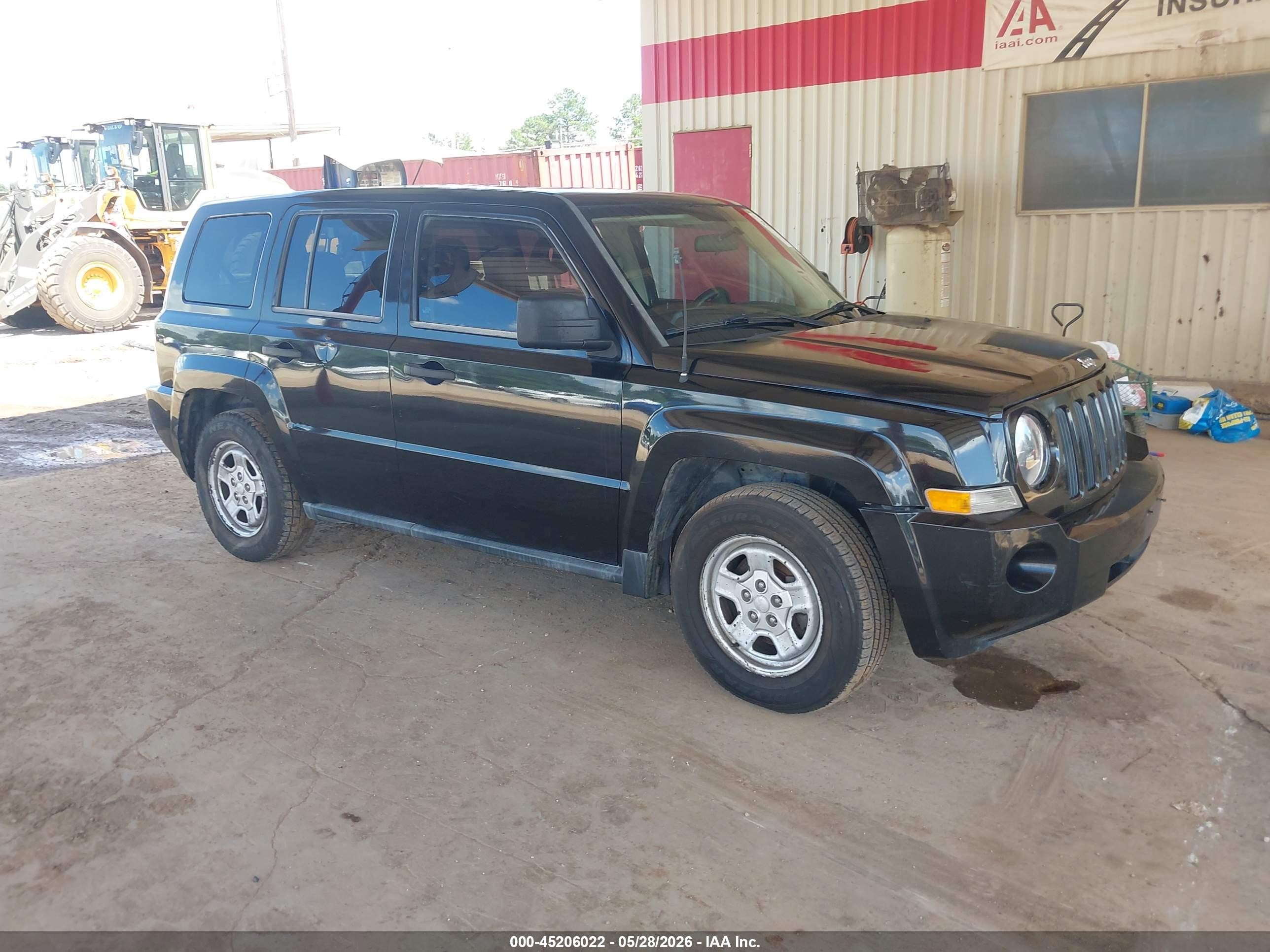 2008 Jeep Patriot Sport Black vin: 1J8FT28018D637140