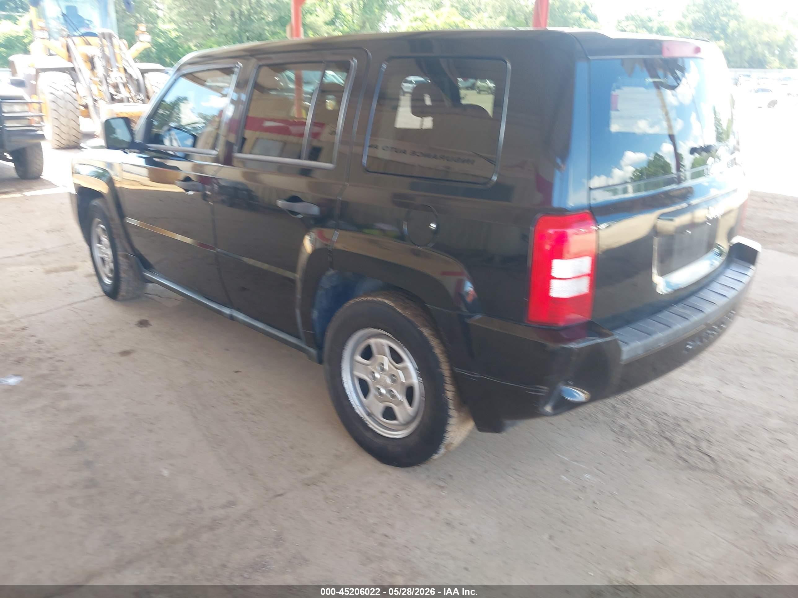 2008 Jeep Patriot Sport Black vin: 1J8FT28018D637140