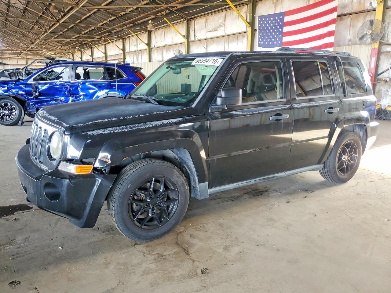 2008 Jeep Patriot Sport Черный vin: 1J8FT28028D709513