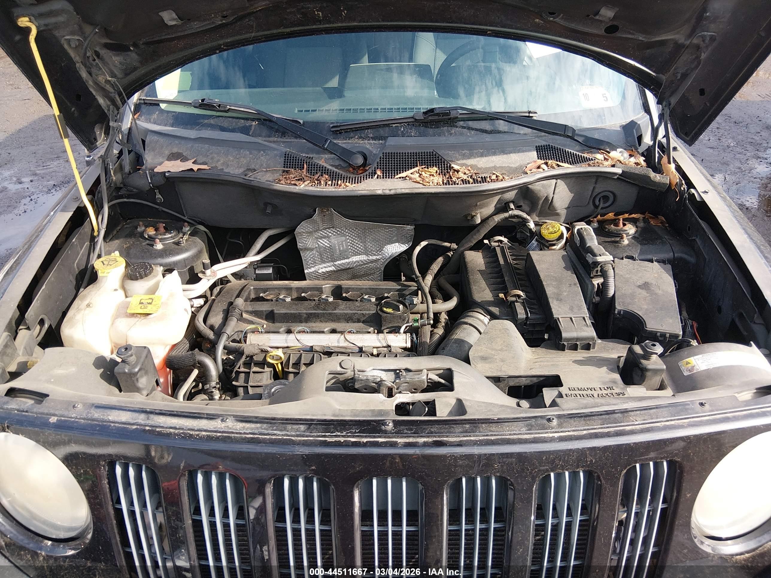 2008 Jeep Patriot Sport Black vin: 1J8FT28058D647539