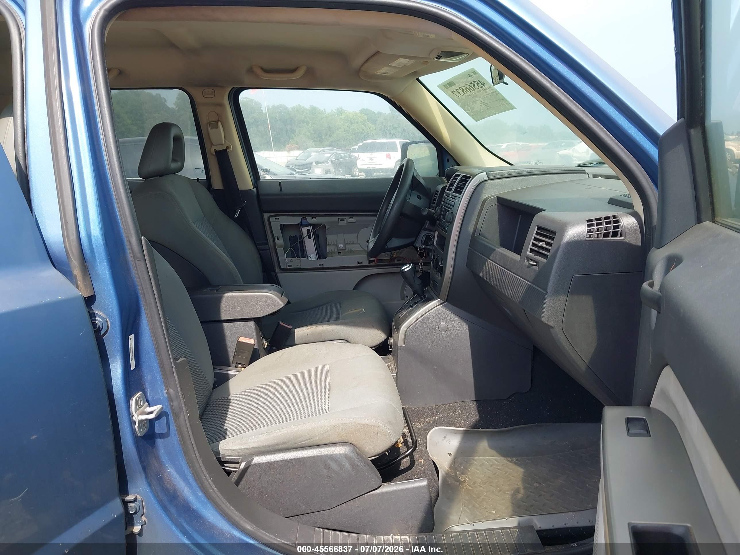 2007 Jeep Patriot Sport Blue vin: 1J8FT28077D382508