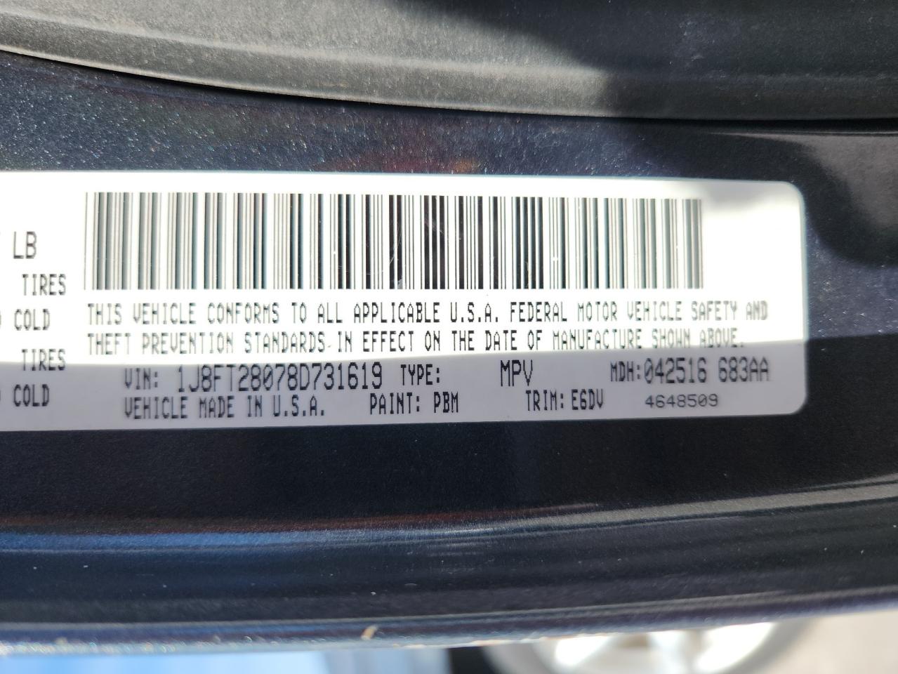 2008 Jeep Patriot Sport Gray vin: 1J8FT28078D731619