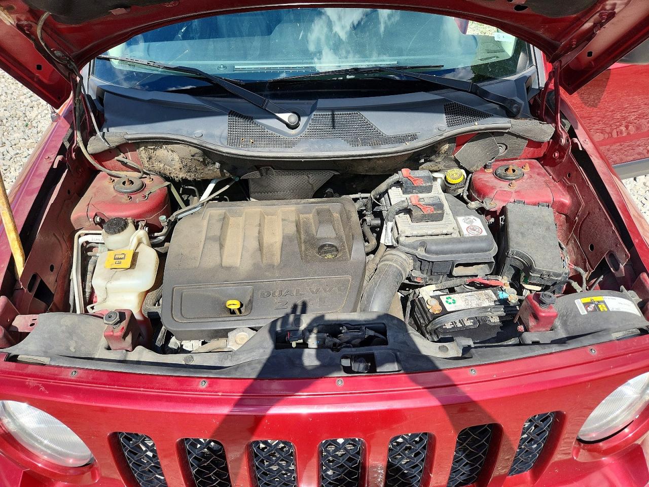2008 Jeep Patriot Sport Red vin: 1J8FT28078D798947