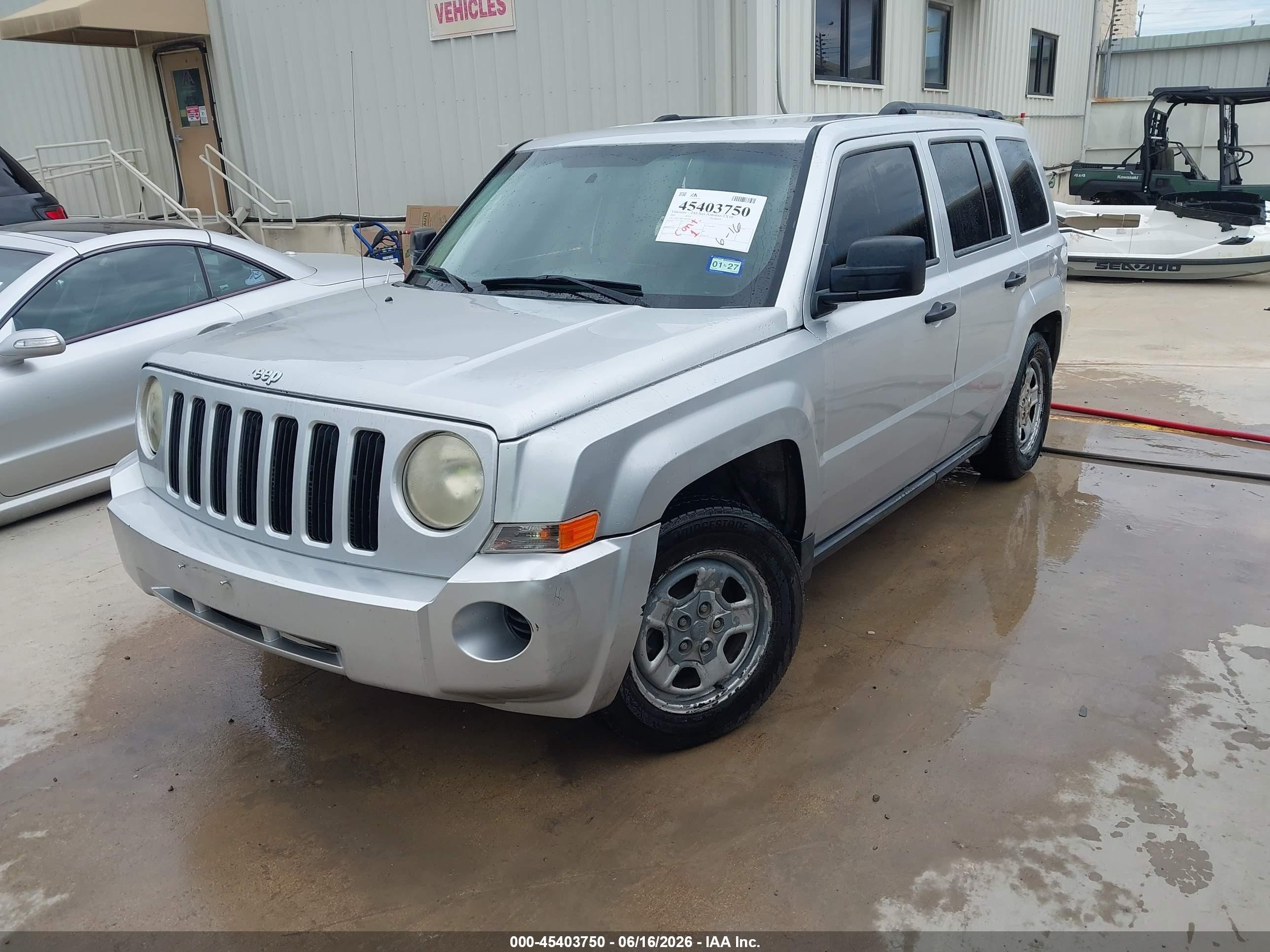 2007 Jeep Patriot Sport Silver vin: 1J8FT28W17D326293