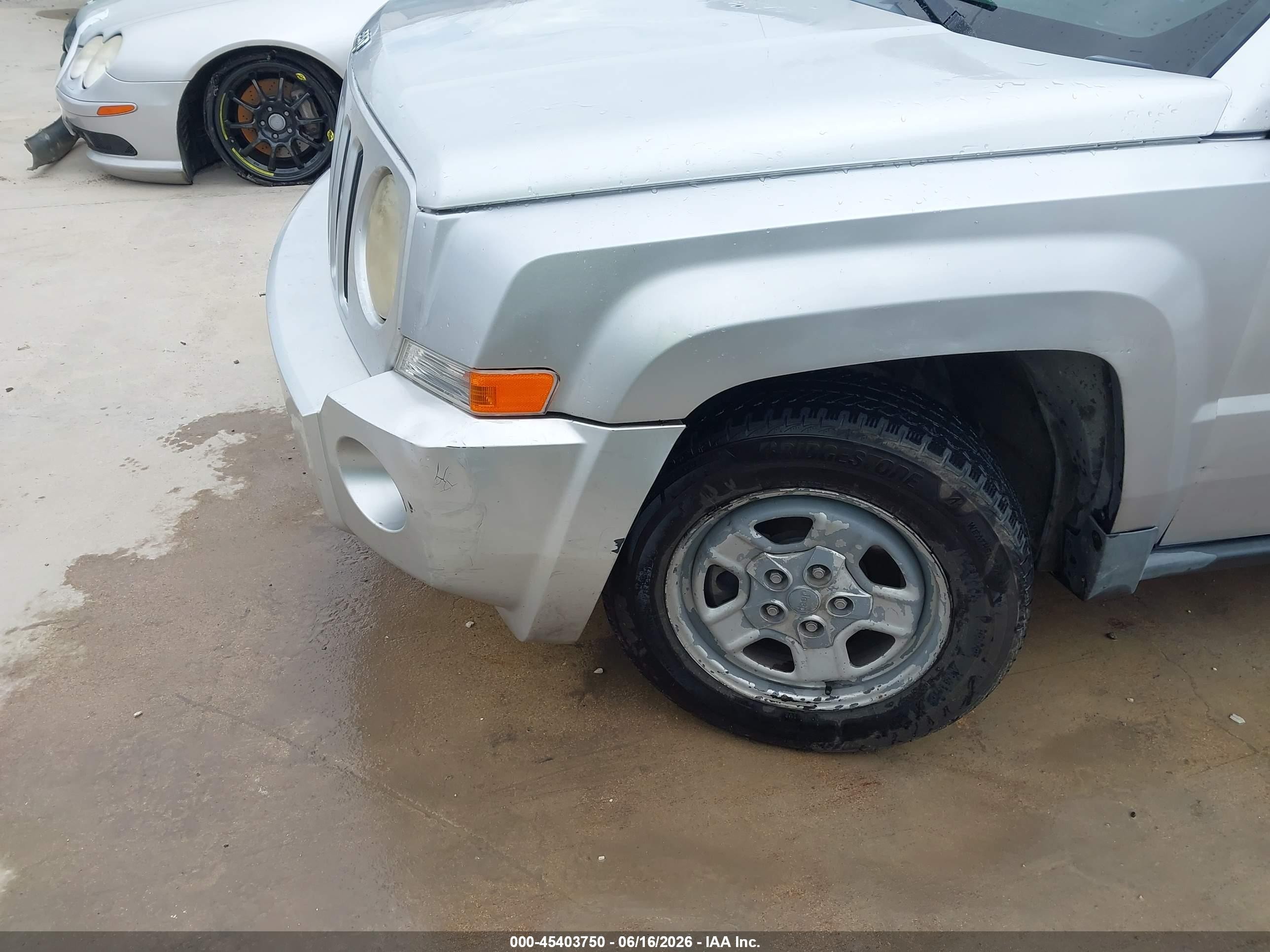 2007 Jeep Patriot Sport Silver vin: 1J8FT28W17D326293