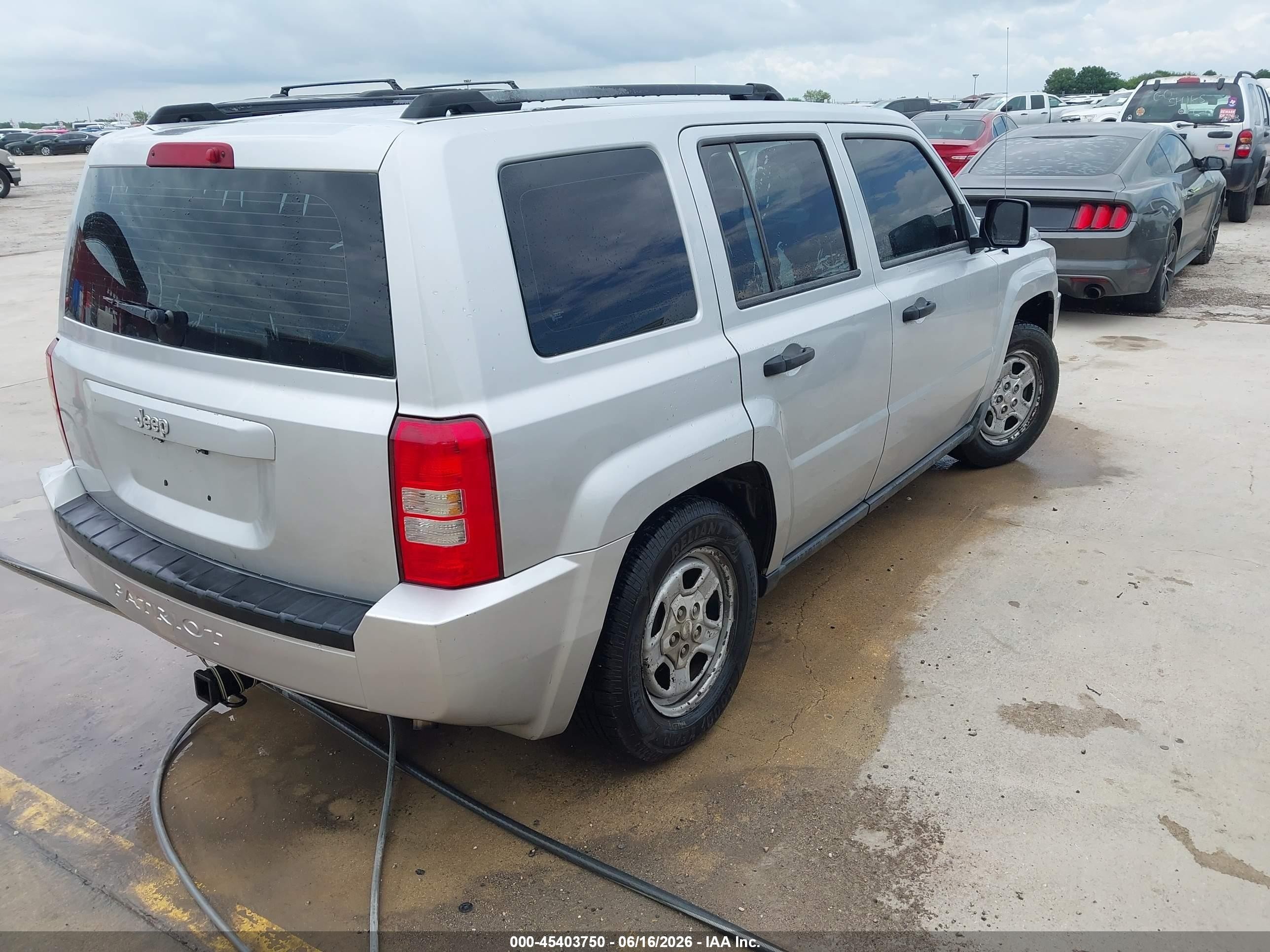 2007 Jeep Patriot Sport Silver vin: 1J8FT28W17D326293