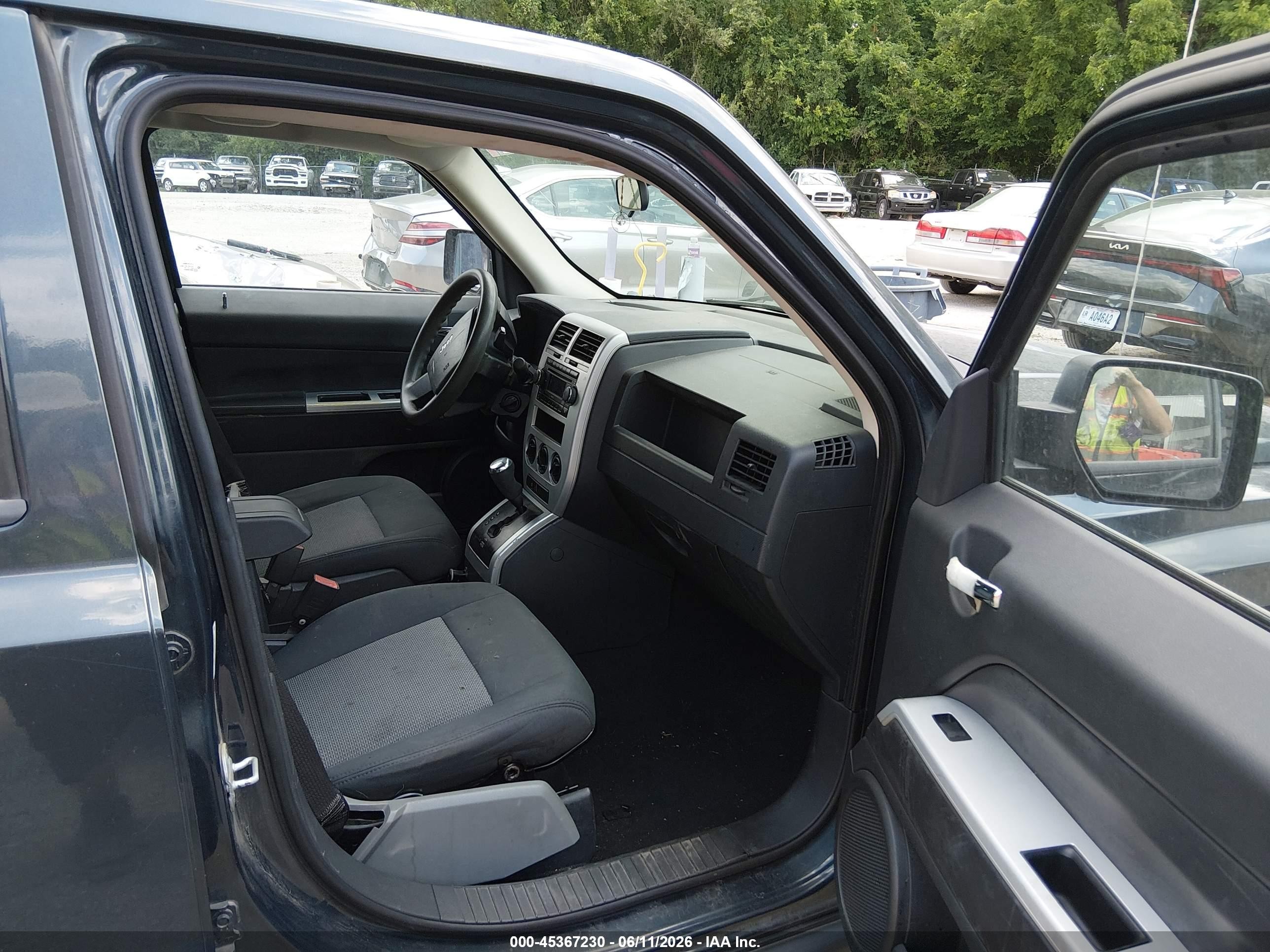 2008 Jeep Patriot Sport Blue vin: 1J8FT28W58D654222