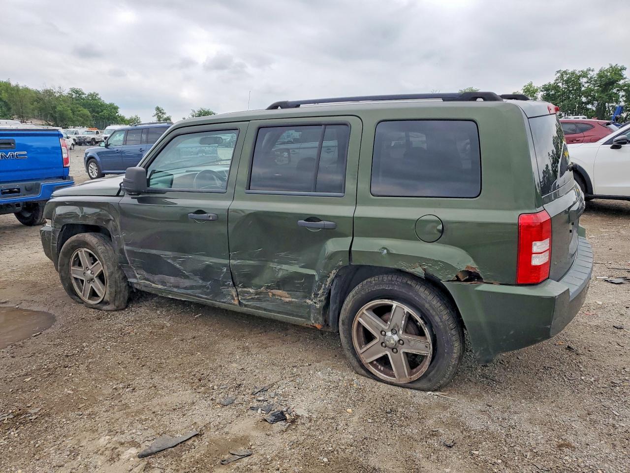 2008 Jeep Patriot Sport Green vin: 1J8FT28W68D706831