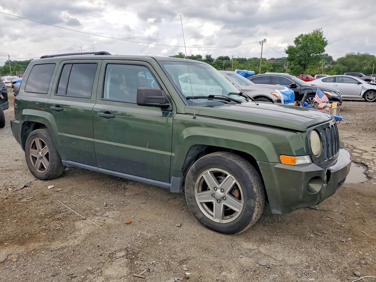 2008 Jeep Patriot Sport Green vin: 1J8FT28W68D706831