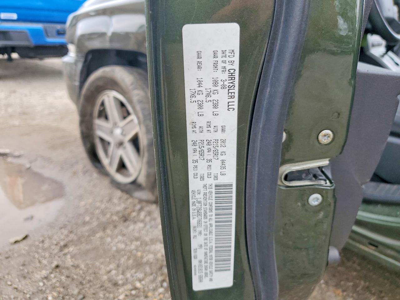 2008 Jeep Patriot Sport Green vin: 1J8FT28W68D706831
