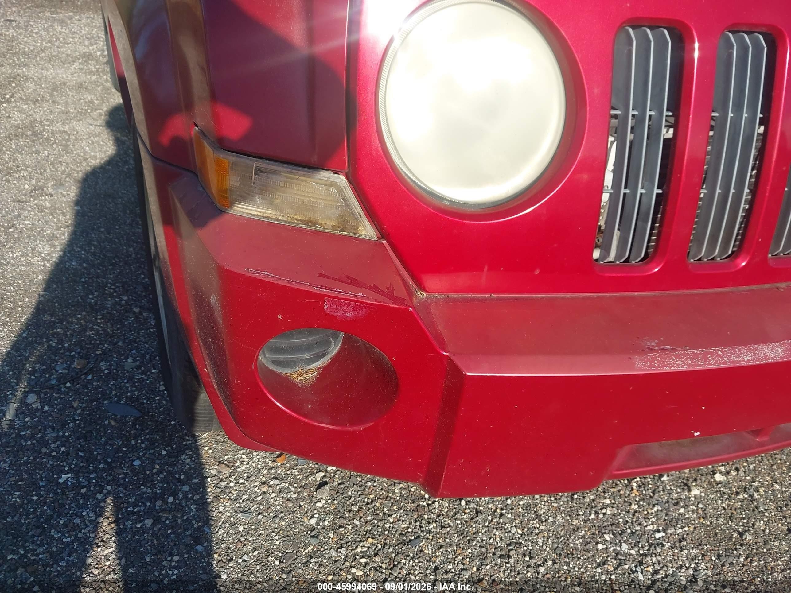2008 Jeep Patriot Sport Red vin: 1J8FT28W78D783532