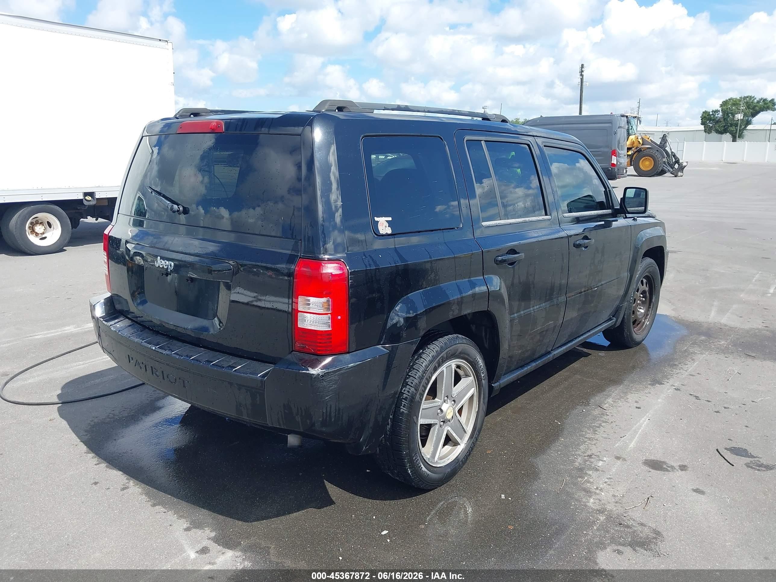 2007 Jeep Patriot Sport Black vin: 1J8FT28W97D398827