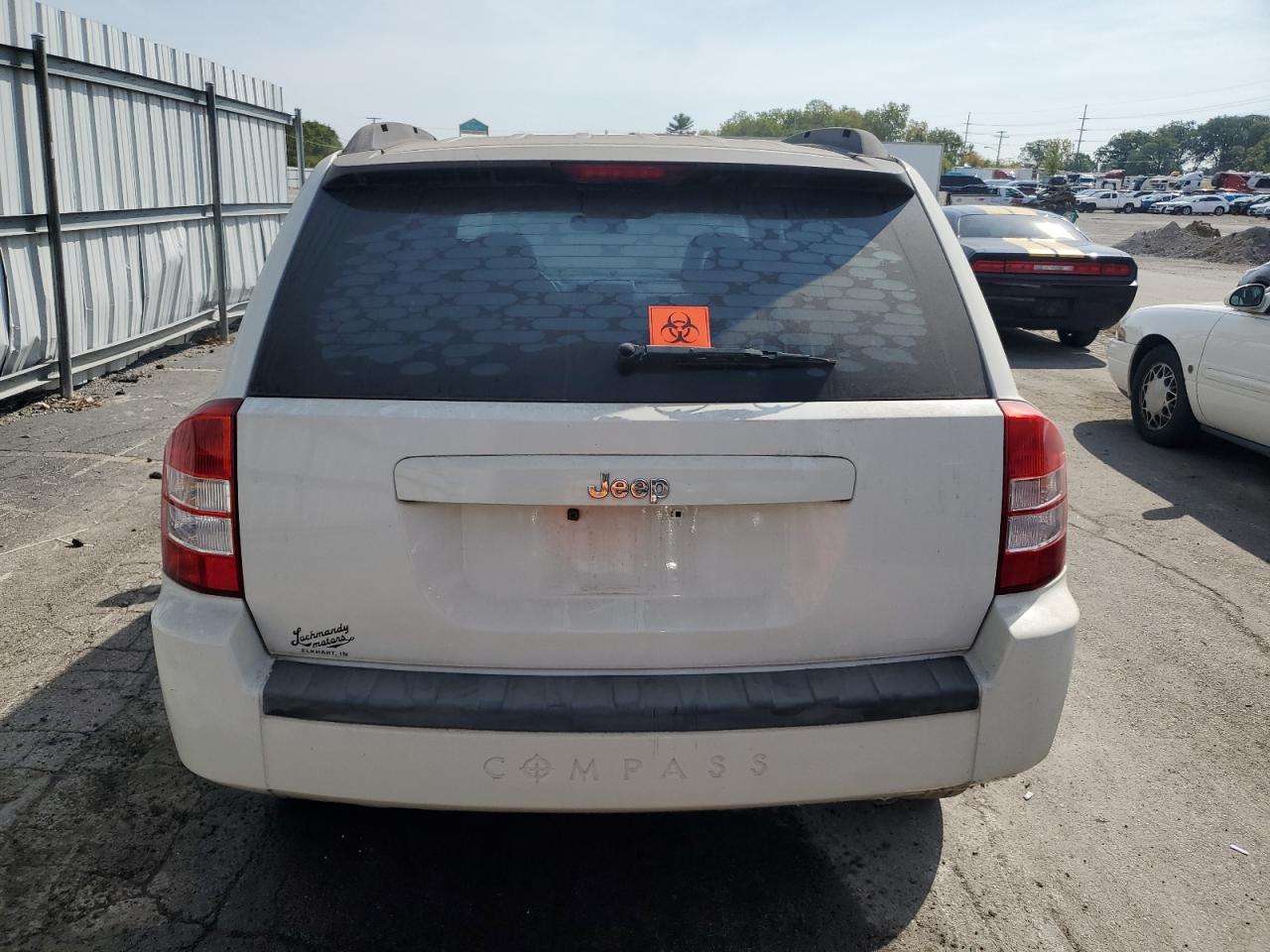 2007 Jeep Compass Белый vin: 1J8FT47057D237268