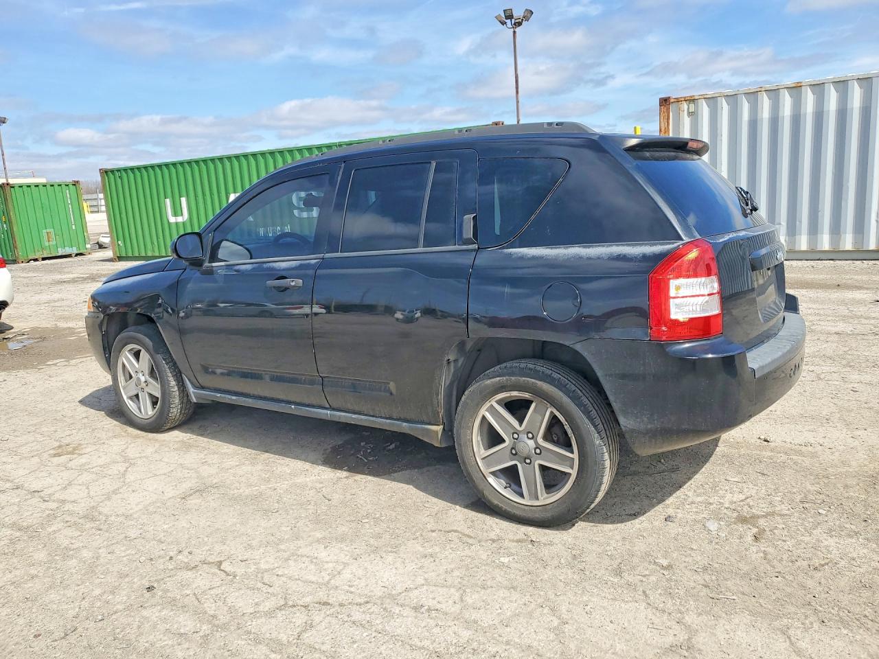 2007 Jeep Compass Black vin: 1J8FT47067D322670