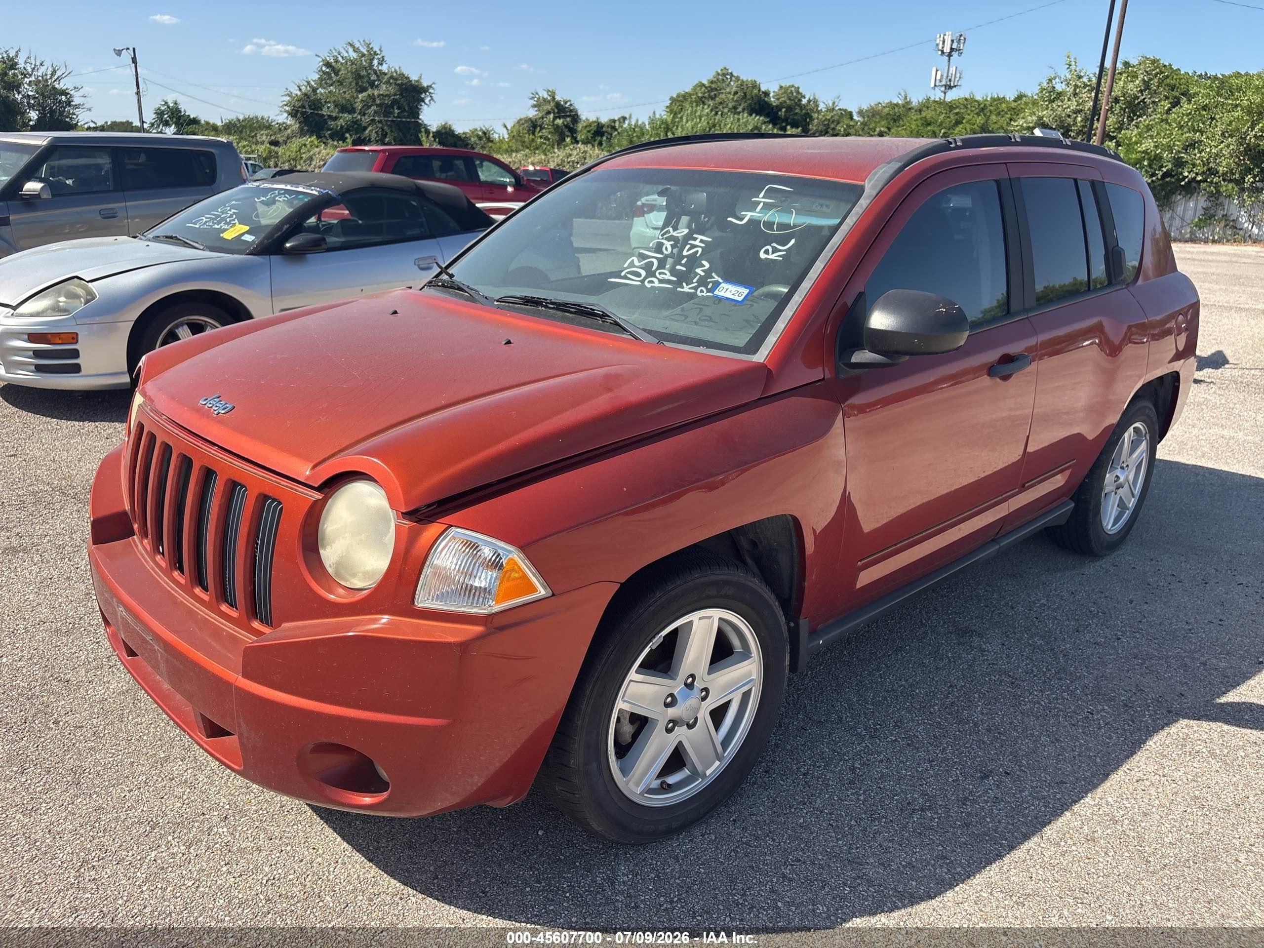 2009 Jeep Compass Sport vin: 1J8FT47B49D103128