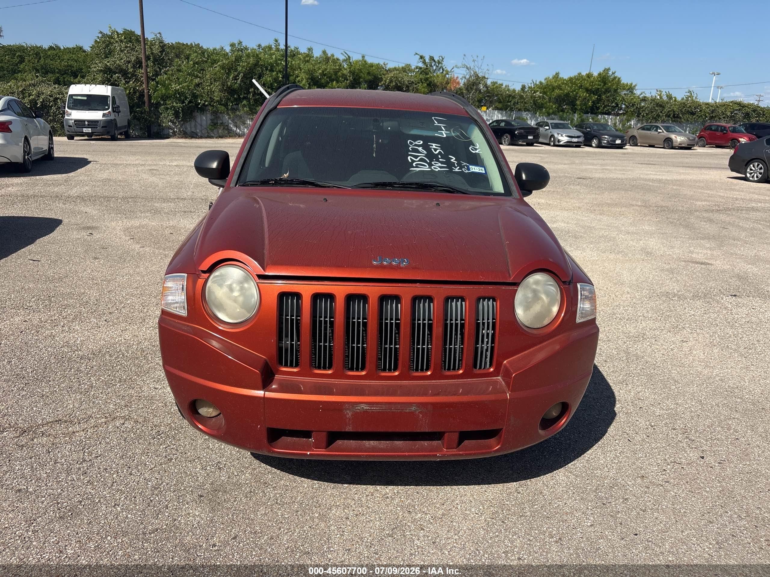 2009 Jeep Compass Sport vin: 1J8FT47B49D103128