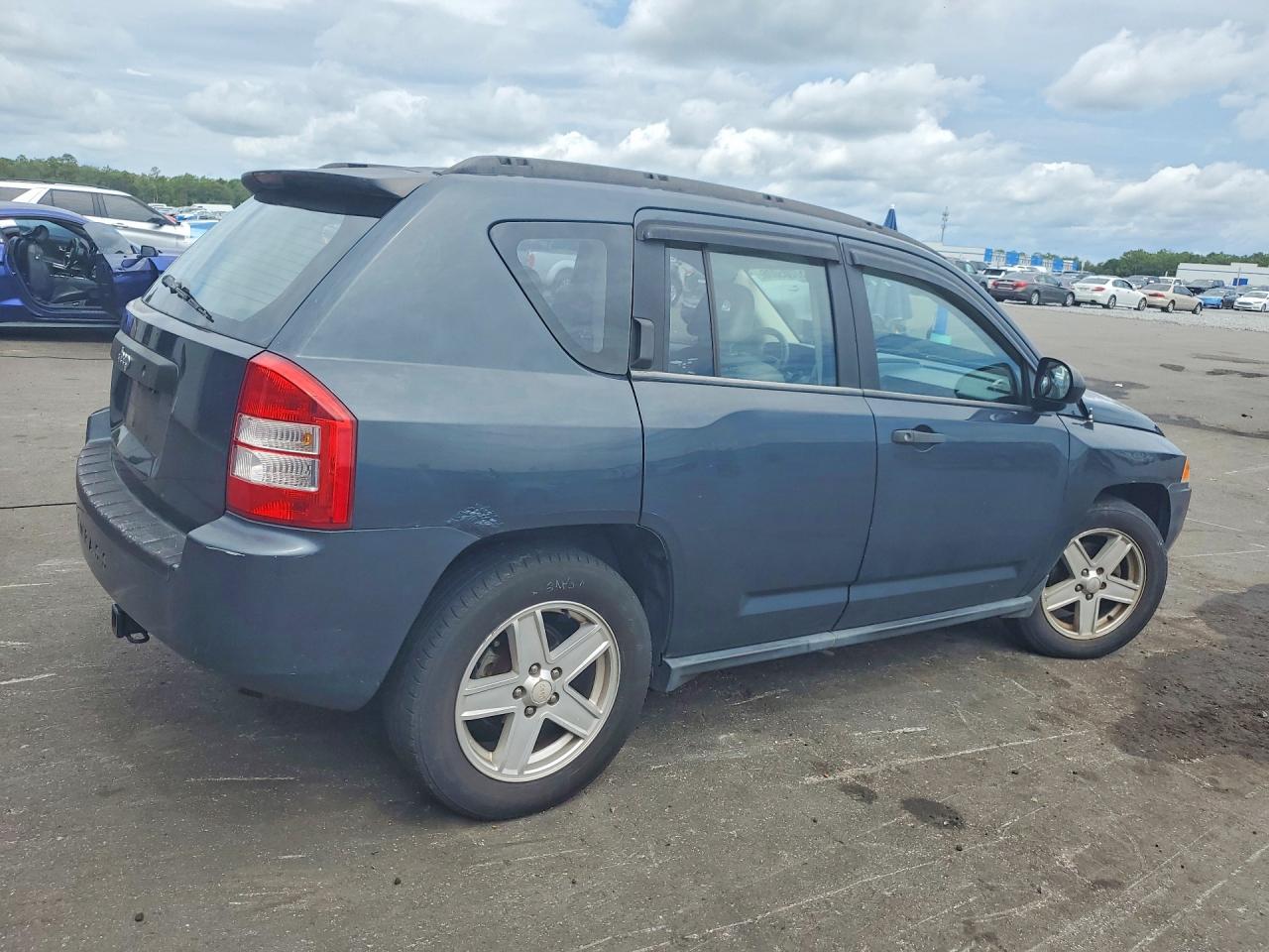 2007 Jeep Compass Blue vin: 1J8FT47W07D216204