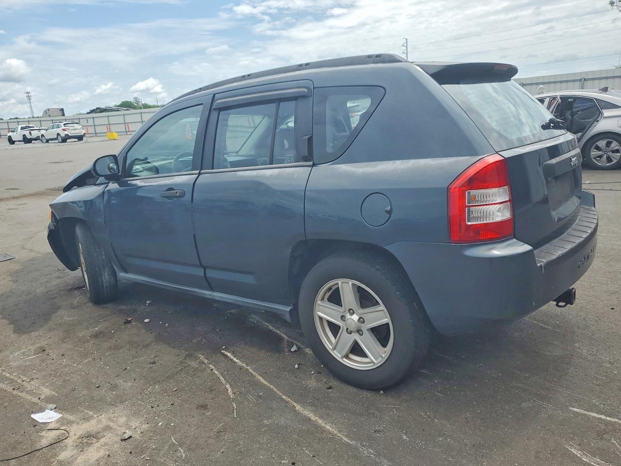 2007 Jeep Compass Blue vin: 1J8FT47W07D216204