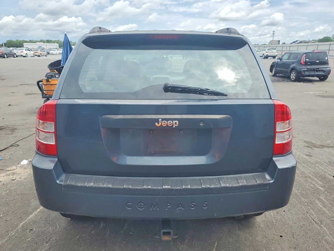 2007 Jeep Compass Blue vin: 1J8FT47W07D216204