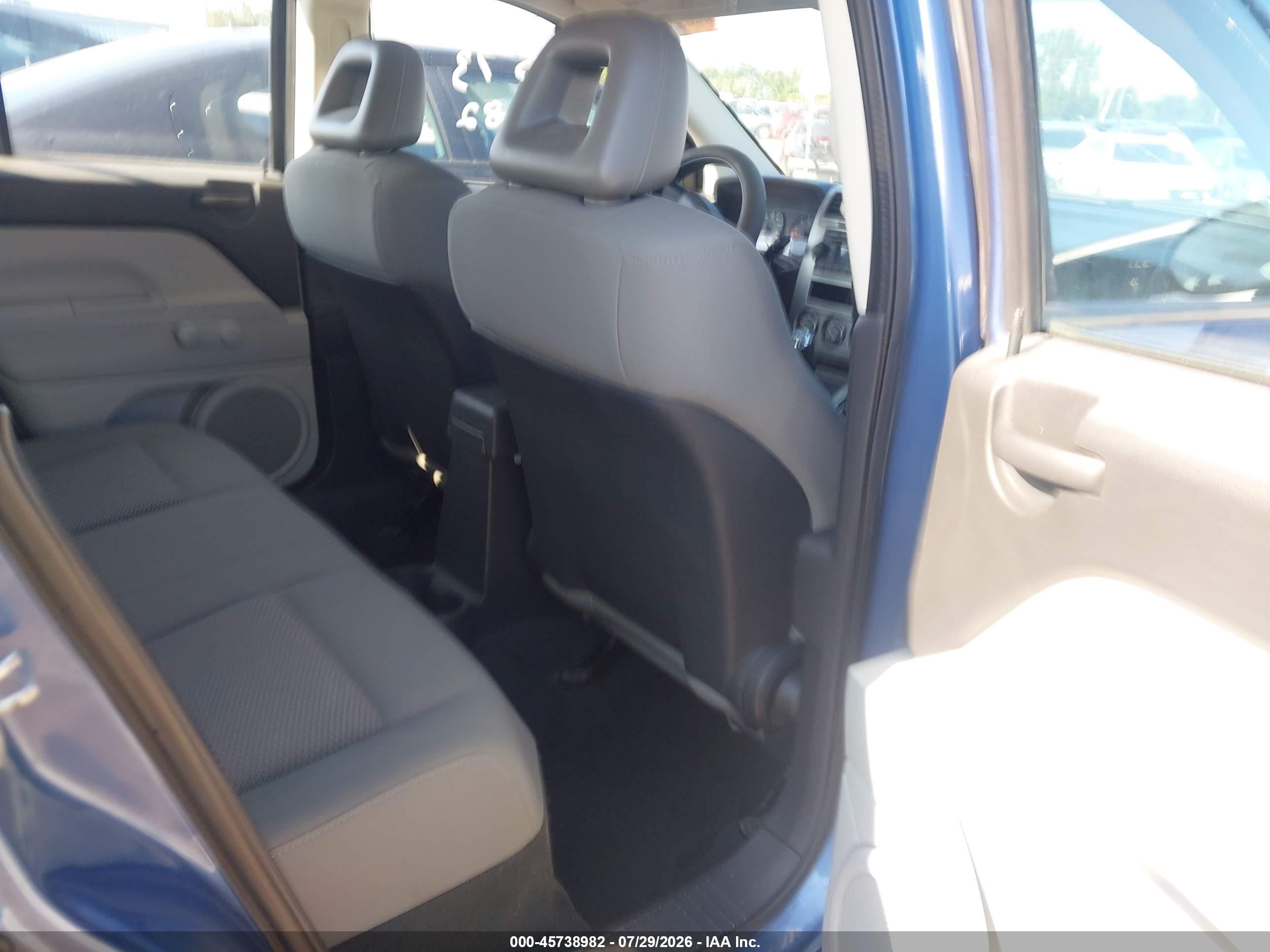 2007 Jeep Compass Sport Blue vin: 1J8FT47W27D216205