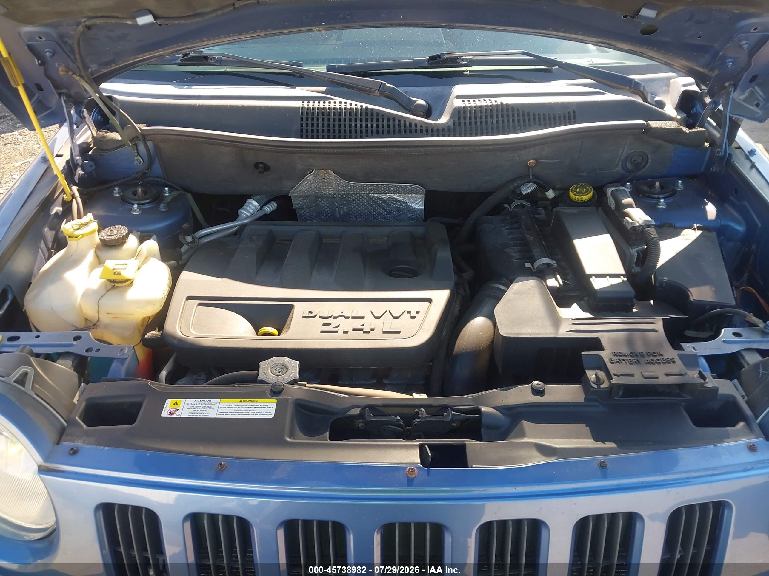 2007 Jeep Compass Sport Blue vin: 1J8FT47W27D216205