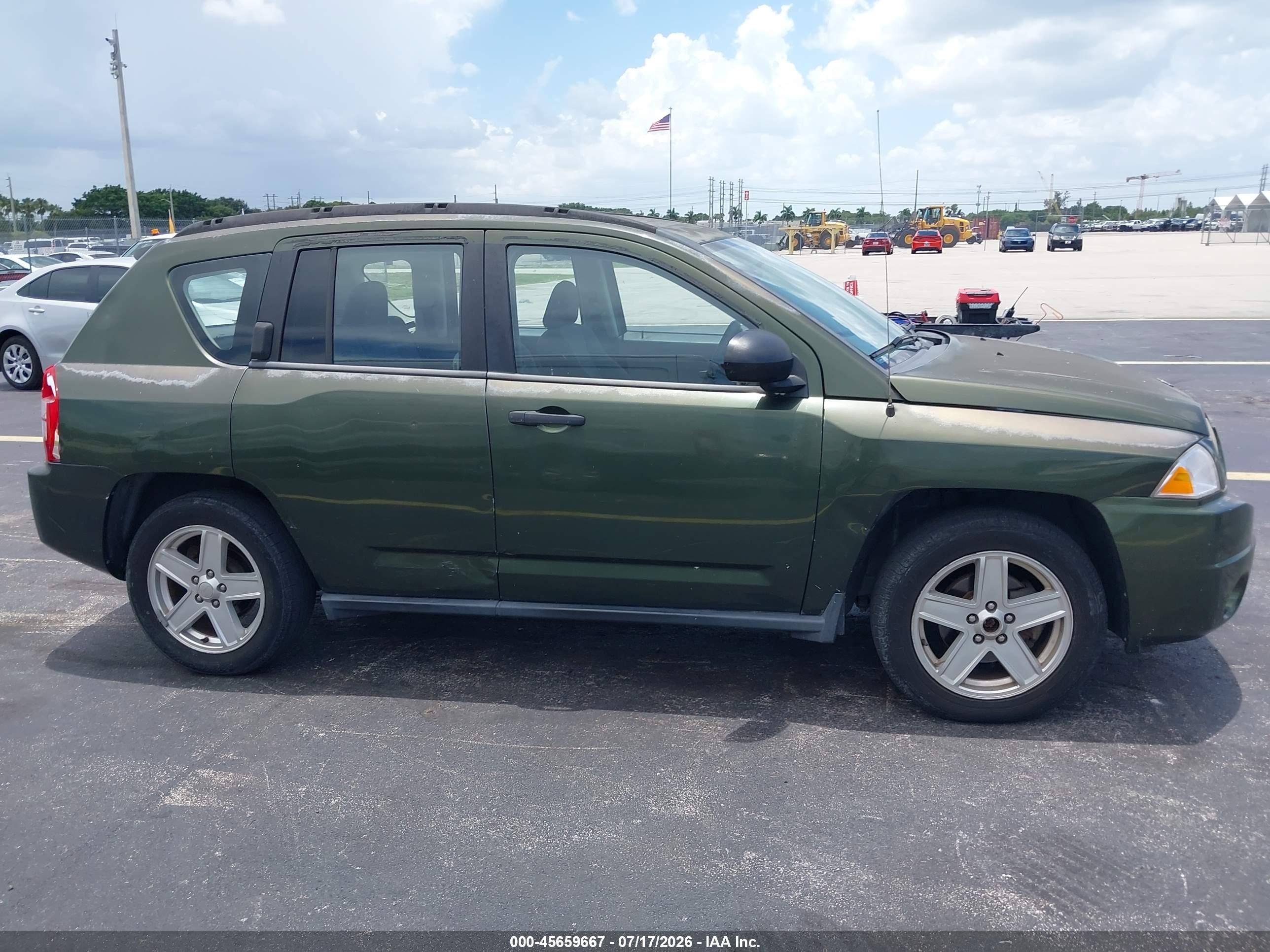 2007 Jeep Compass Sport Gray vin: 1J8FT47W37D249794