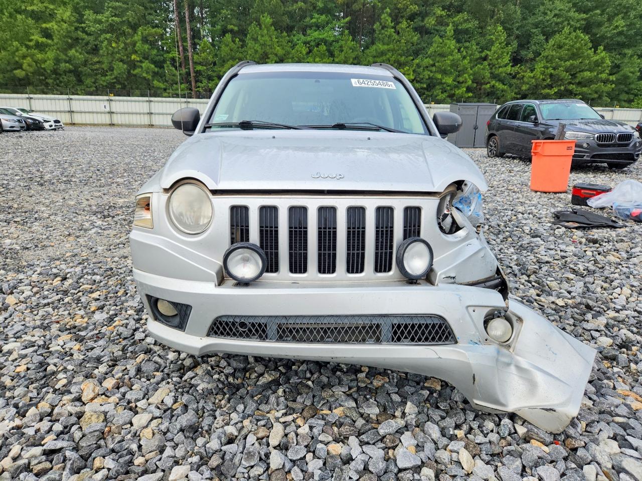 2007 Jeep Compass Silver vin: 1J8FT47W47D359088