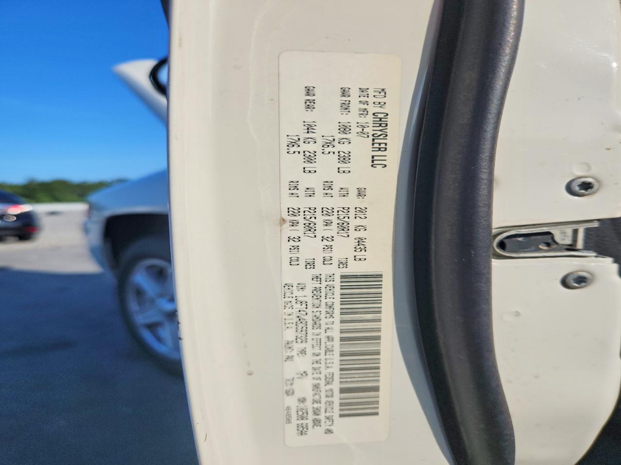 2008 Jeep Compass Sport White vin: 1J8FT47W48D597329
