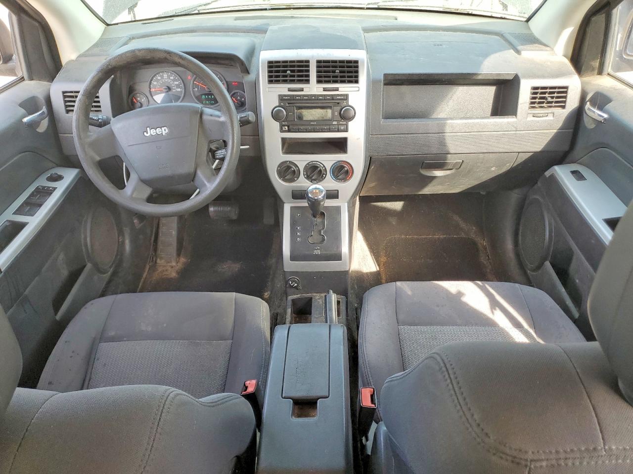 2008 Jeep Compass Sport Black vin: 1J8FT47W48D775594