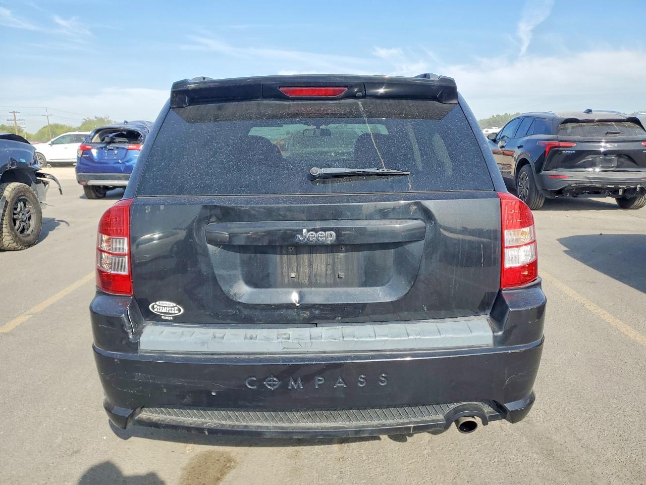 2008 Jeep Compass Sport Black vin: 1J8FT47W48D775594