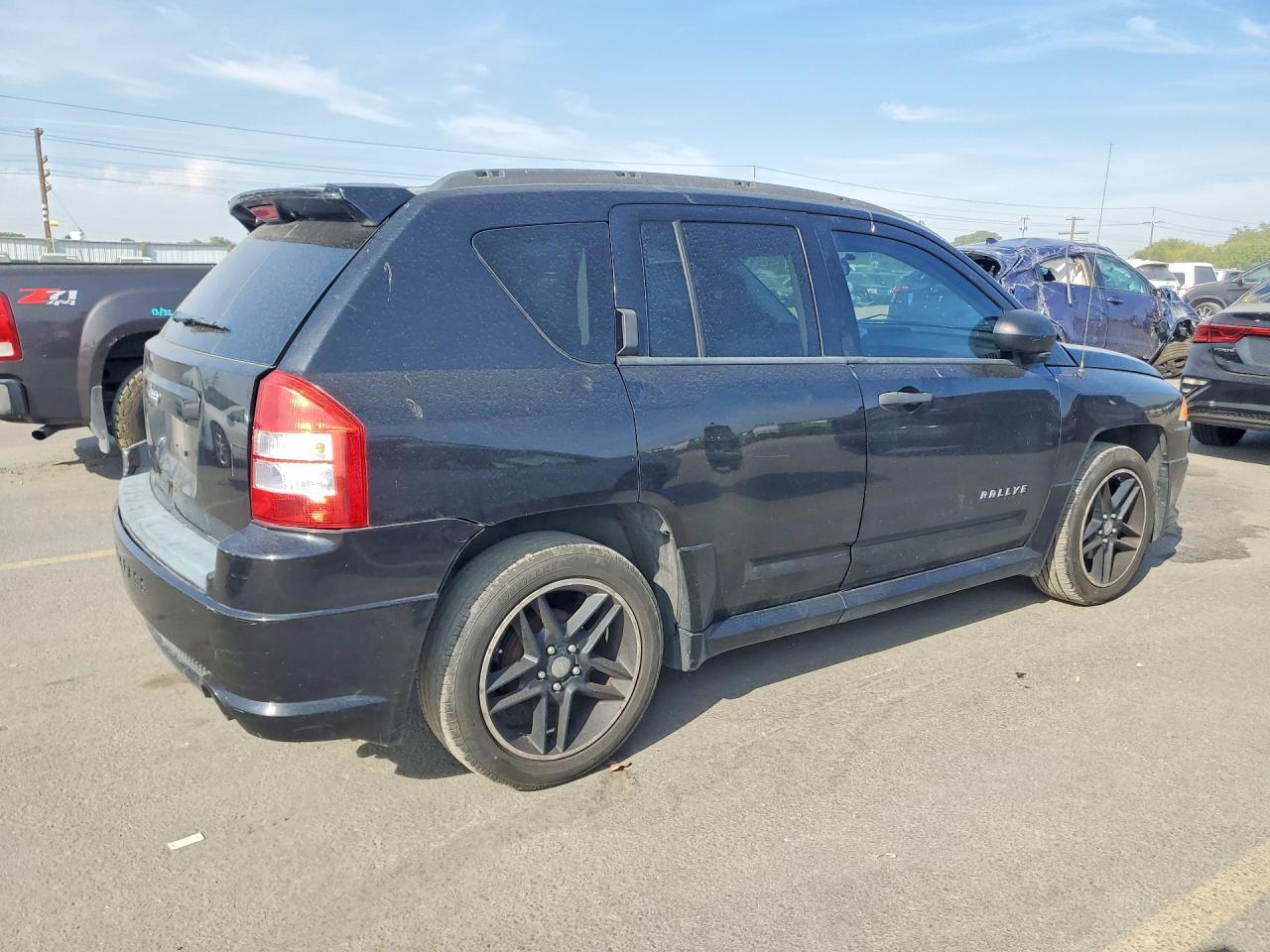2008 Jeep Compass Sport Black vin: 1J8FT47W48D775594