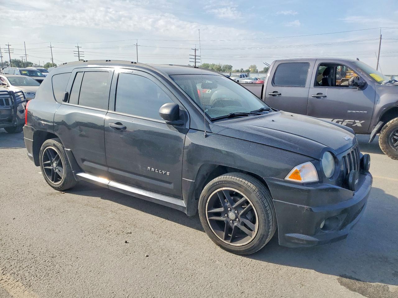 2008 Jeep Compass Sport Black vin: 1J8FT47W48D775594