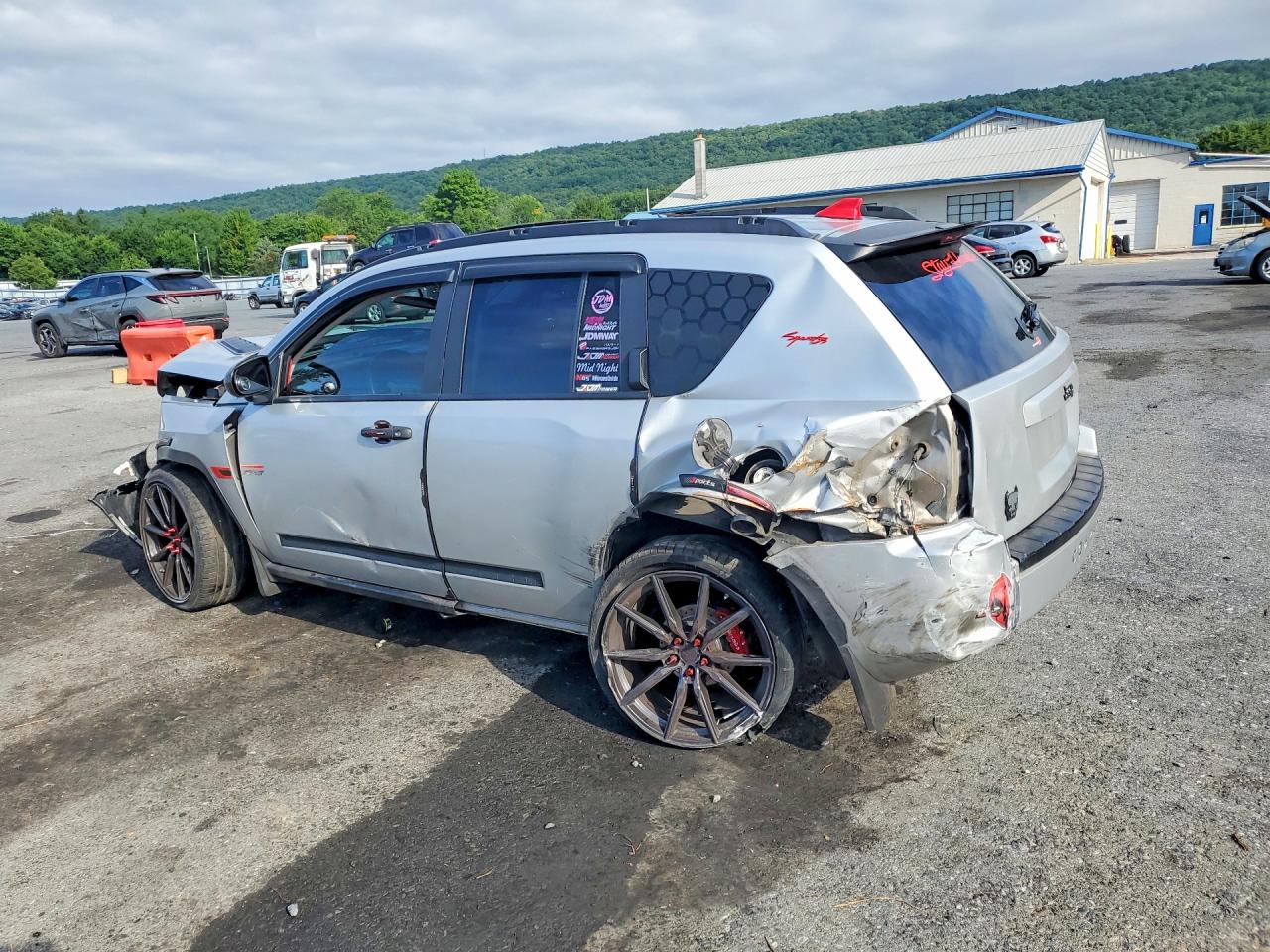 2007 Jeep Compass Silver vin: 1J8FT47W87D112463