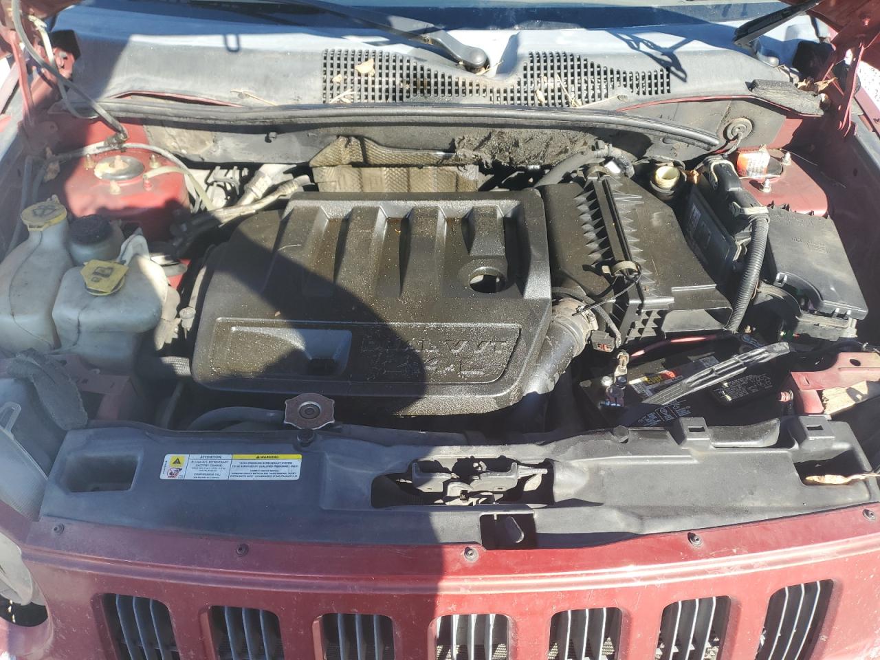 2007 Jeep Compass Maroon vin: 1J8FT47W87D153739