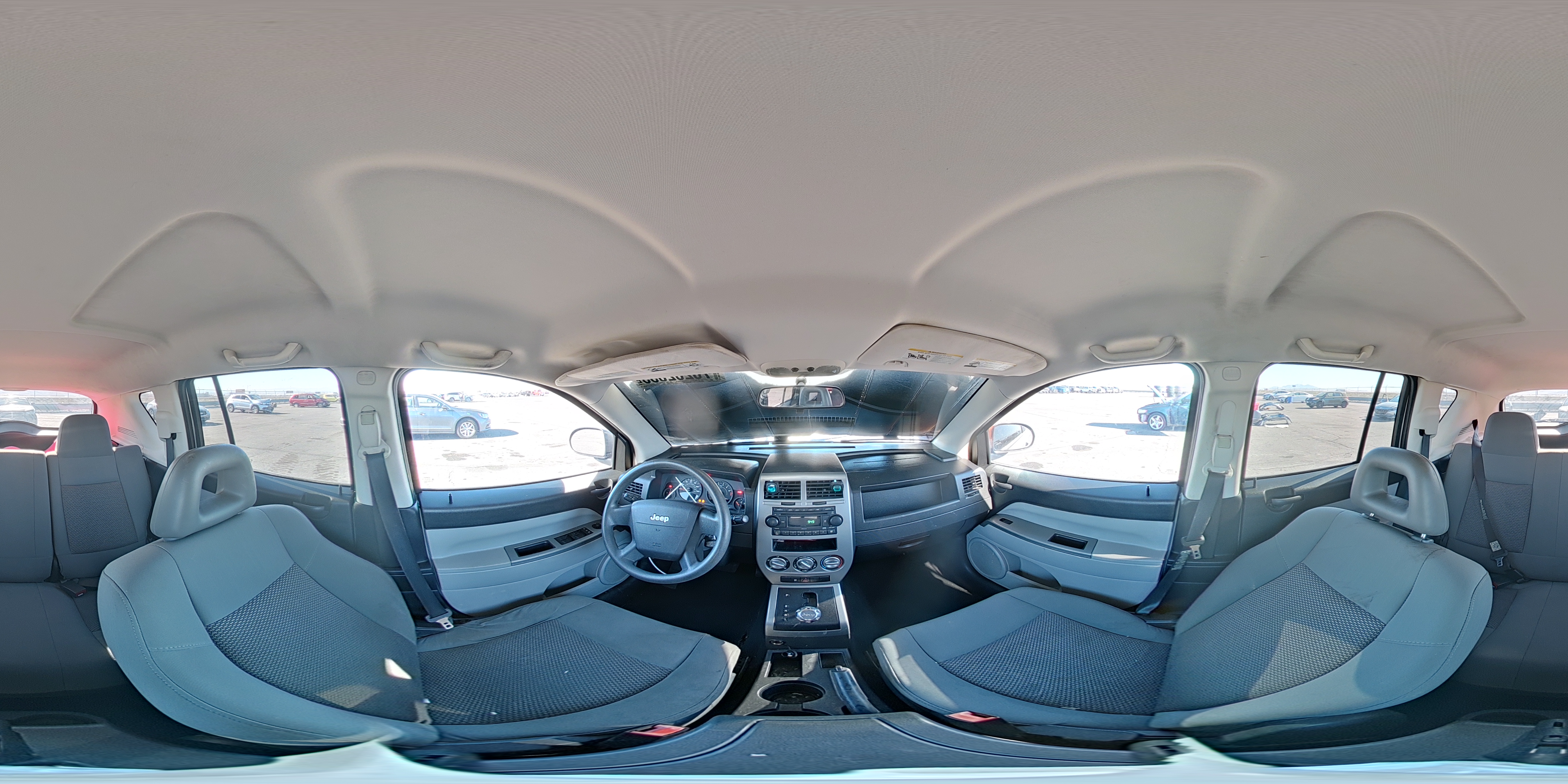2007 Jeep Compass Silver vin: 1J8FT47W97D156536