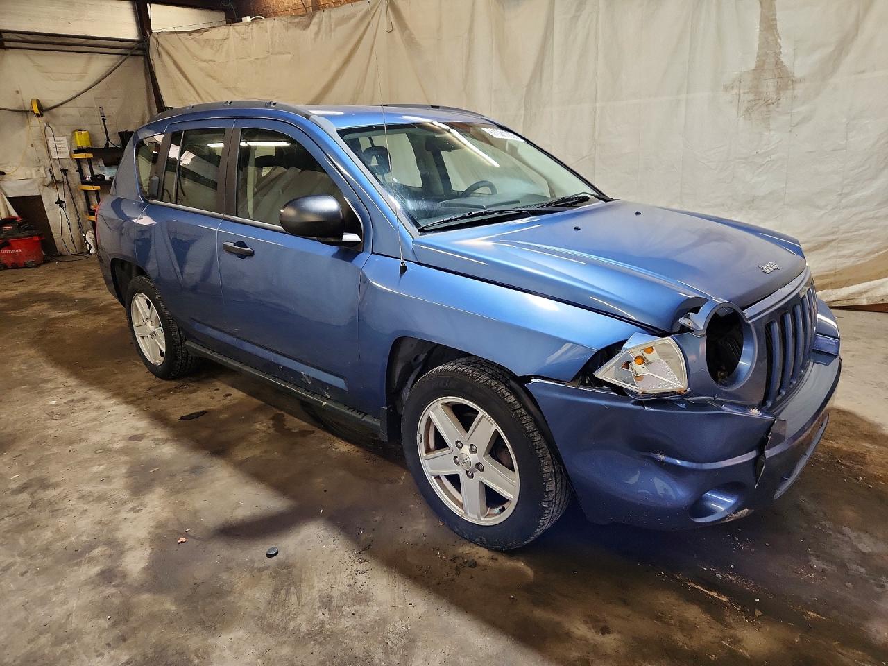 2007 Jeep Compass Синий vin: 1J8FT47W97D200275
