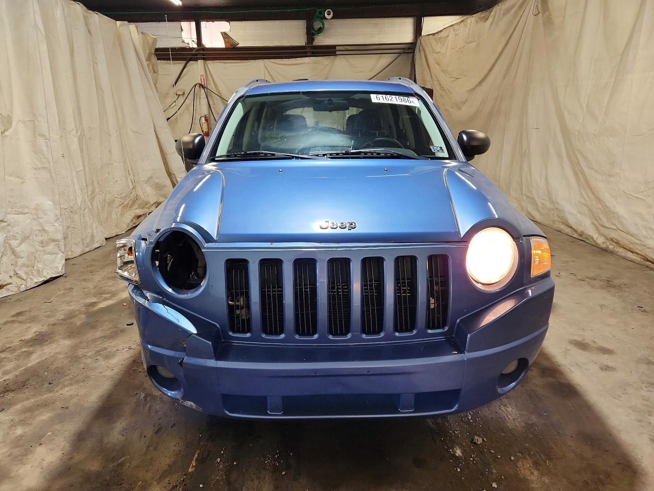 2007 Jeep Compass Синий vin: 1J8FT47W97D200275