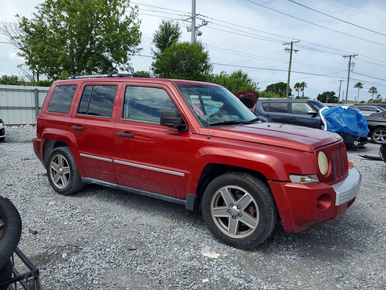 2008 Jeep Patriot Limited Burgundy vin: 1J8FT48W48D520717