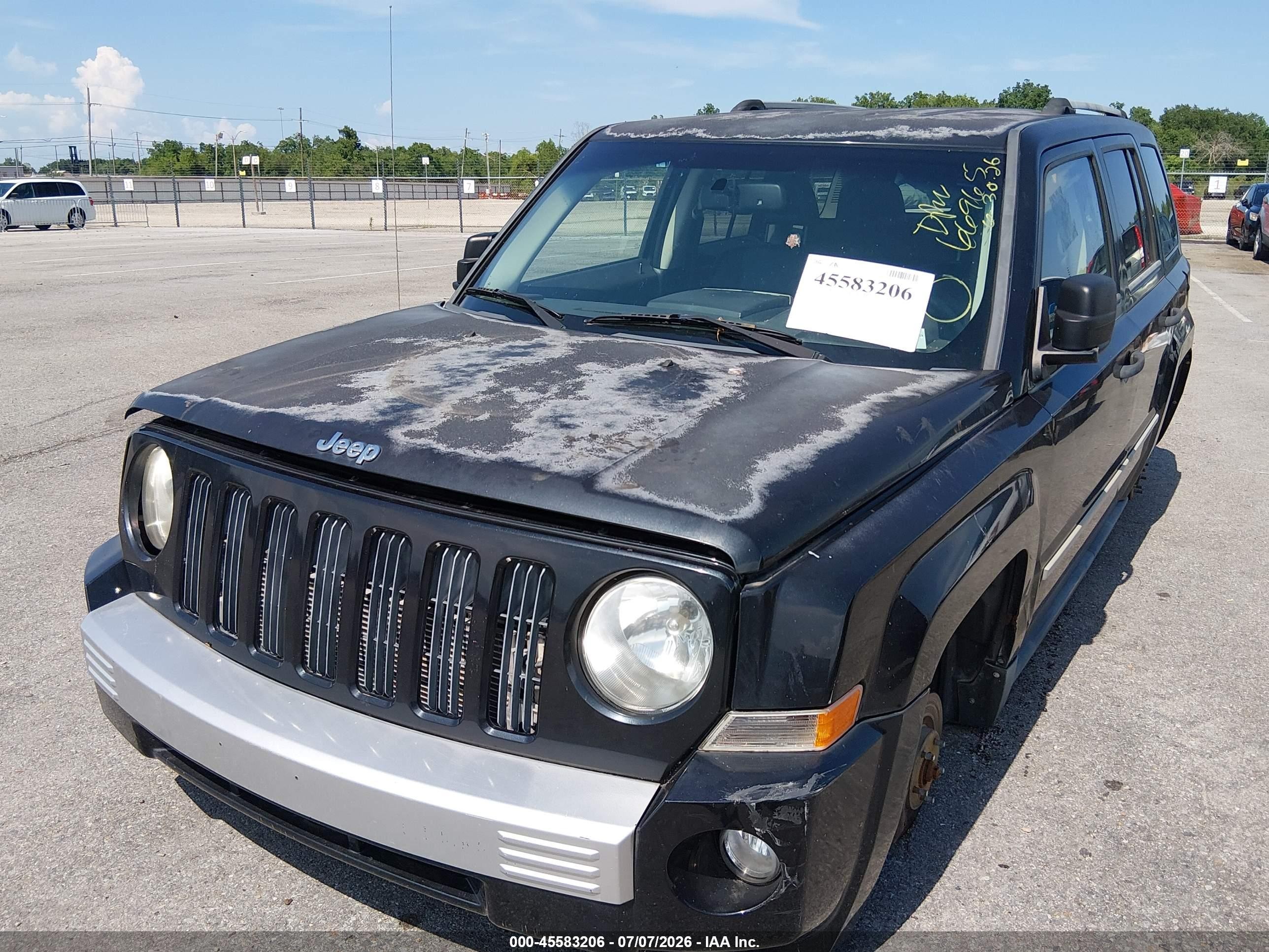 2008 Jeep Patriot Limited Black vin: 1J8FT48W58D534965