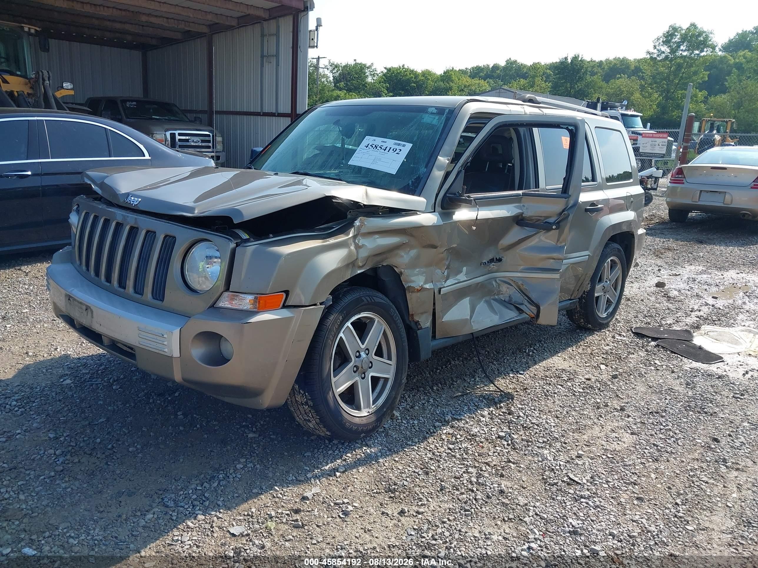 2008 Jeep Patriot Limited Gold vin: 1J8FT48W78D558233