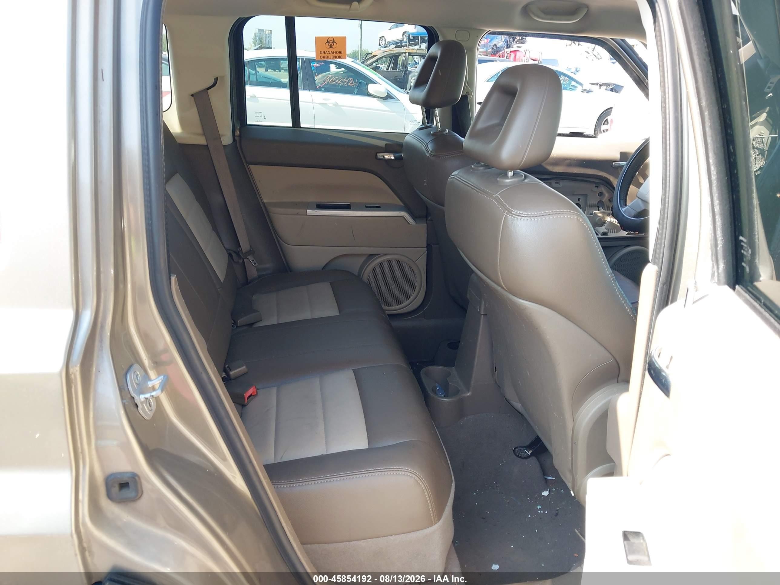 2008 Jeep Patriot Limited Gold vin: 1J8FT48W78D558233