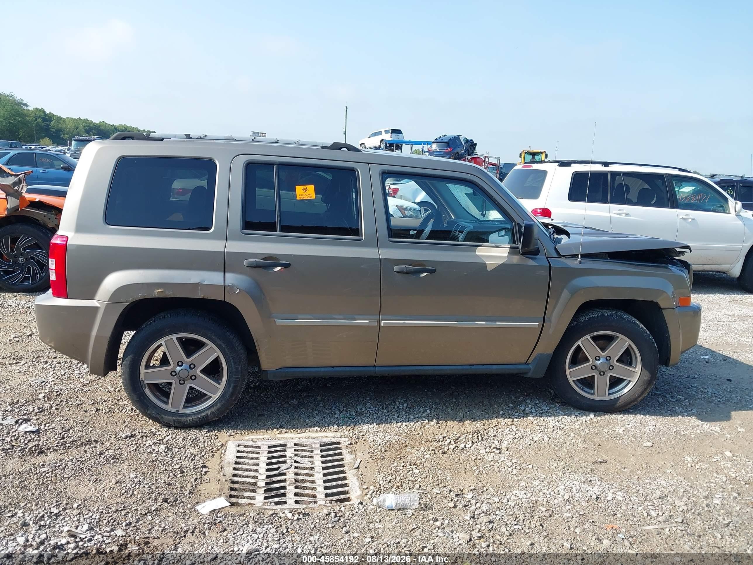 2008 Jeep Patriot Limited Gold vin: 1J8FT48W78D558233