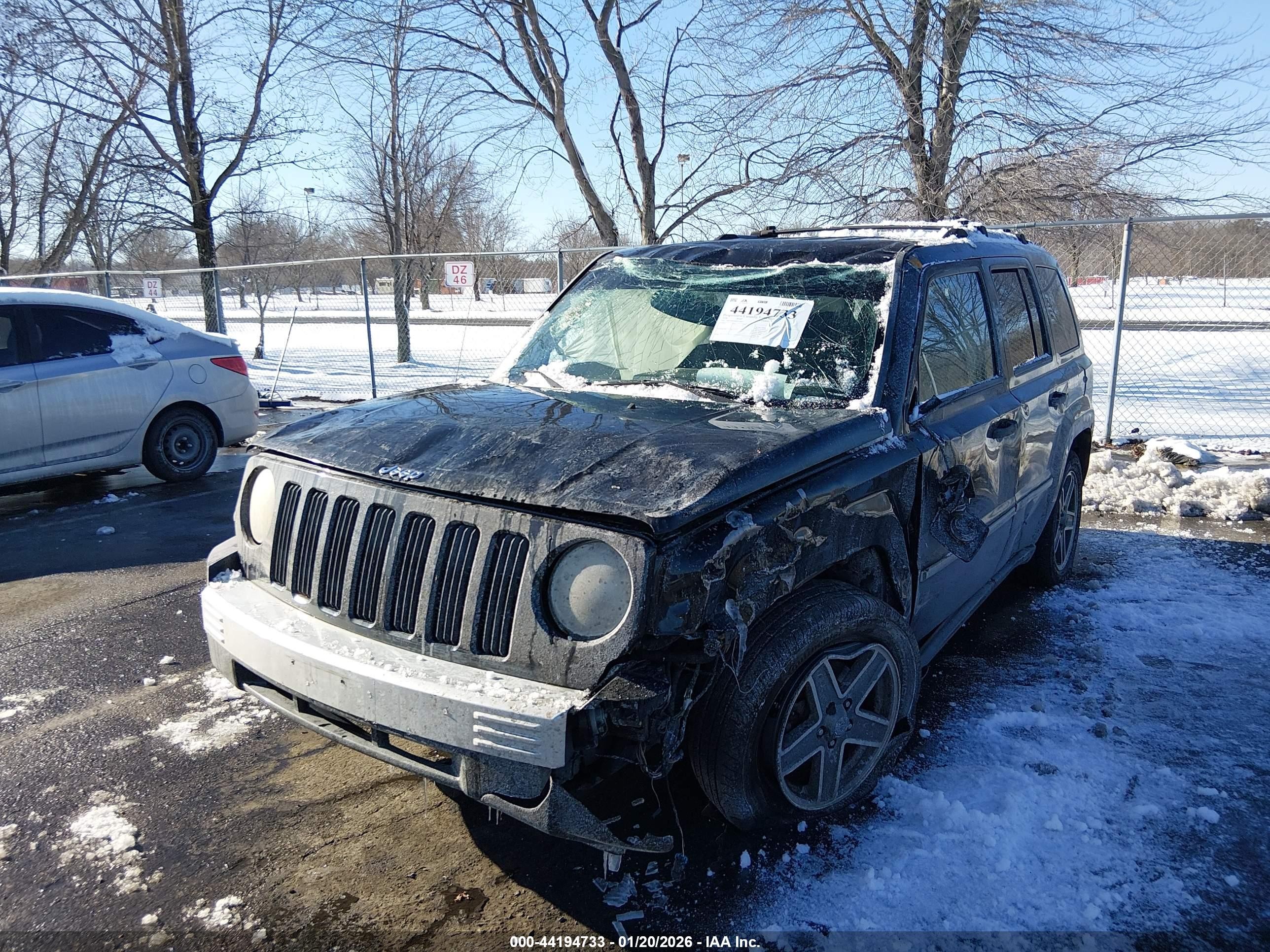 2008 Jeep Patriot Limited Black vin: 1J8FT48W88D752897