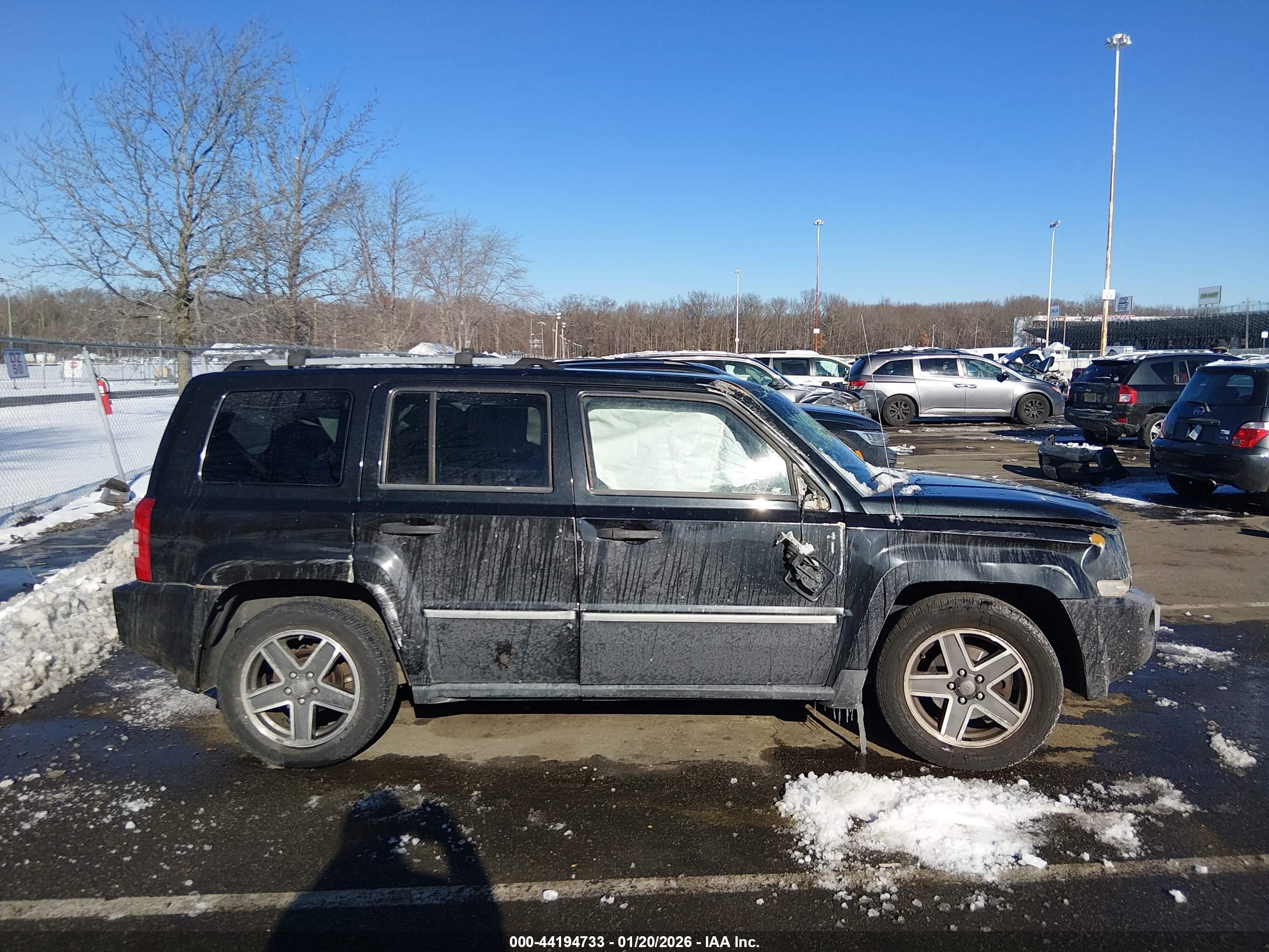 2008 Jeep Patriot Limited Black vin: 1J8FT48W88D752897