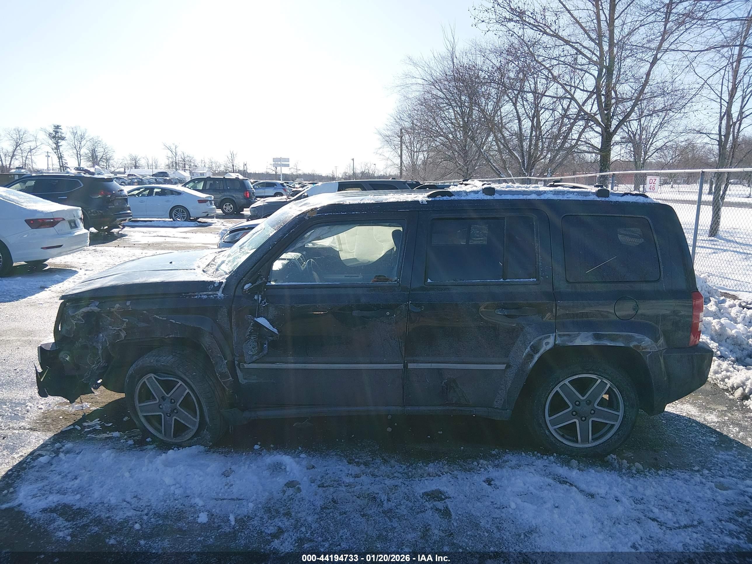 2008 Jeep Patriot Limited Black vin: 1J8FT48W88D752897