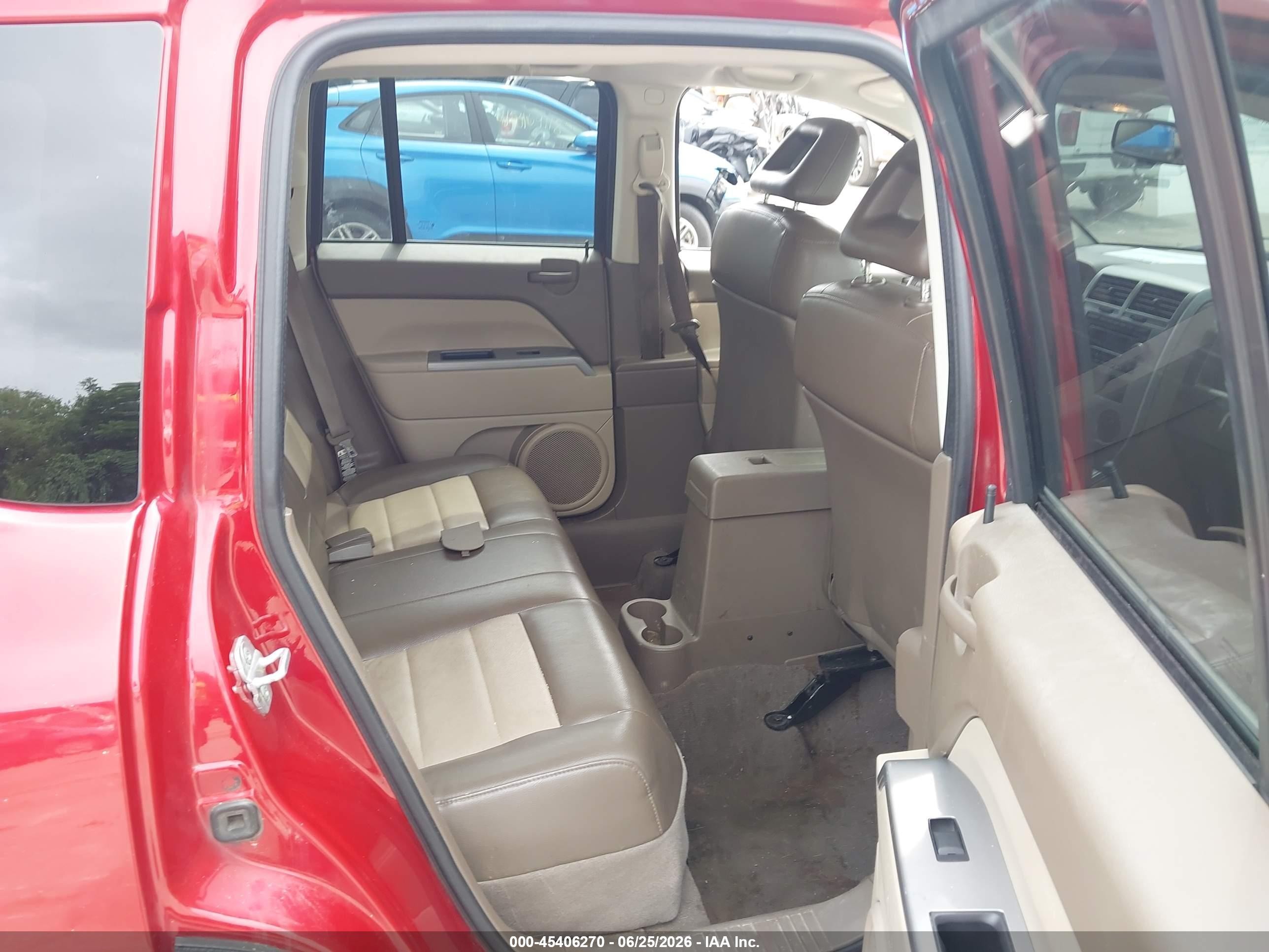 2007 Jeep Compass Limited Red vin: 1J8FT57W27D292190