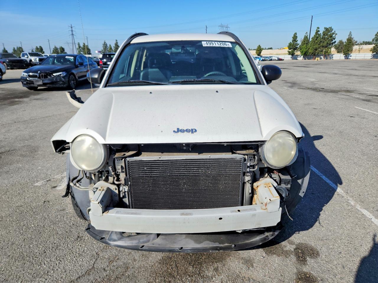 2007 Jeep Compass Limited White vin: 1J8FT57W47D245601