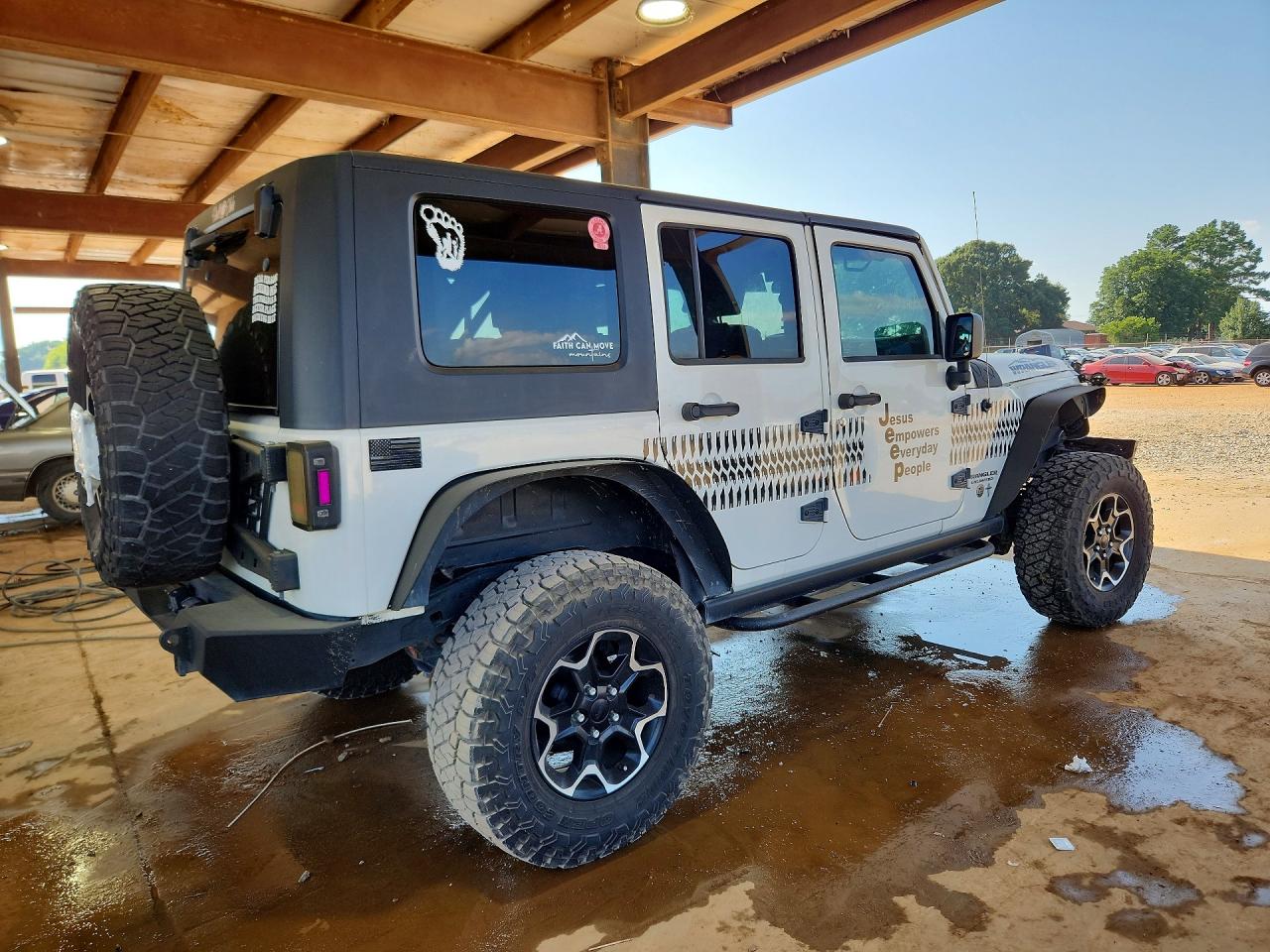 2009 Jeep Wrangler Unlimited X White vin: 1J8GA39119L711865
