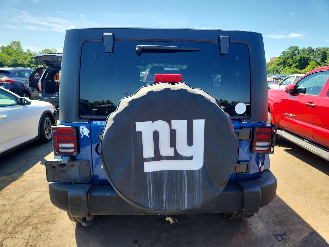 2009 Jeep Wrangler Unlimited X Blue vin: 1J8GA39159L729558